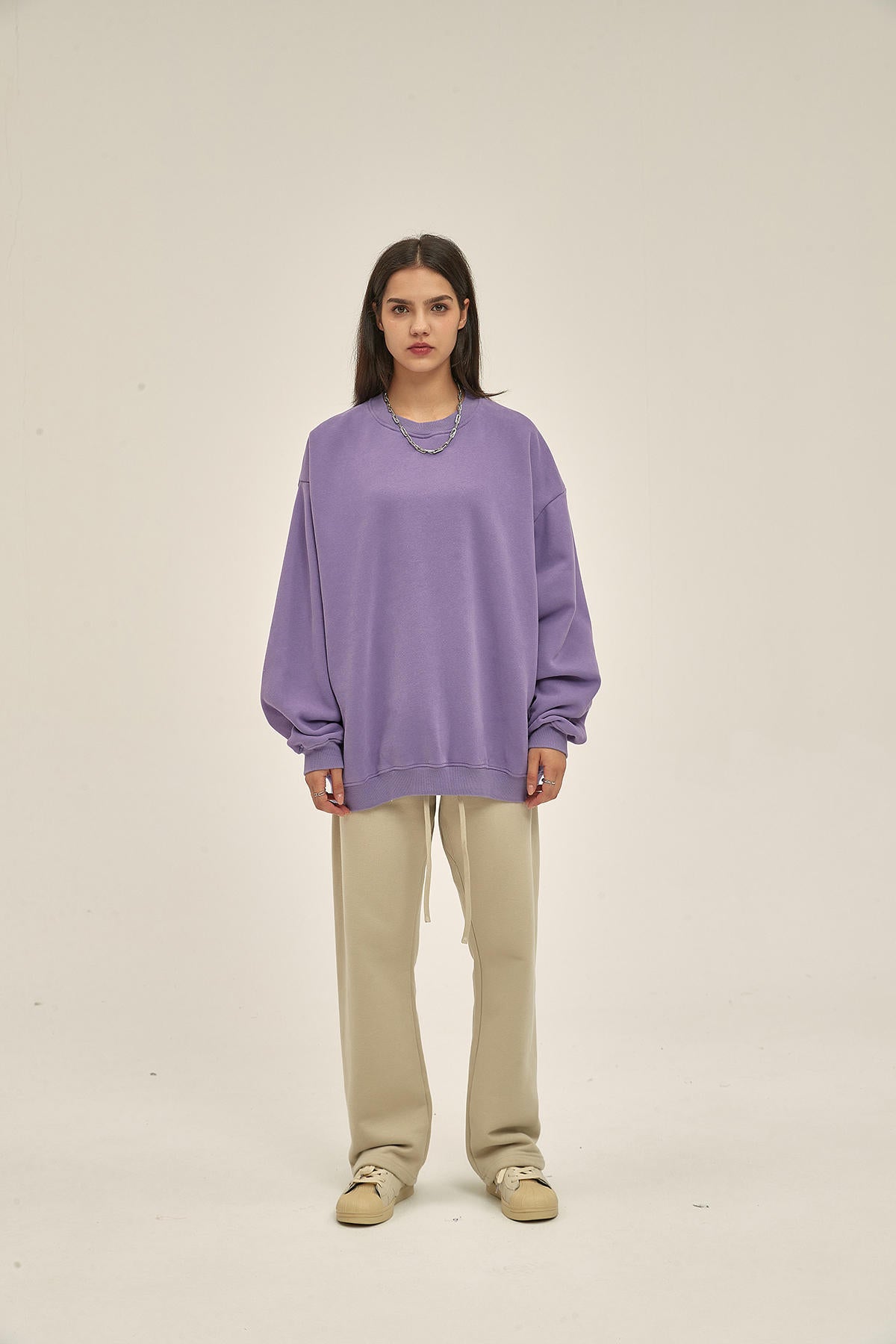 360G Loose Fleece Women Sweatshirt