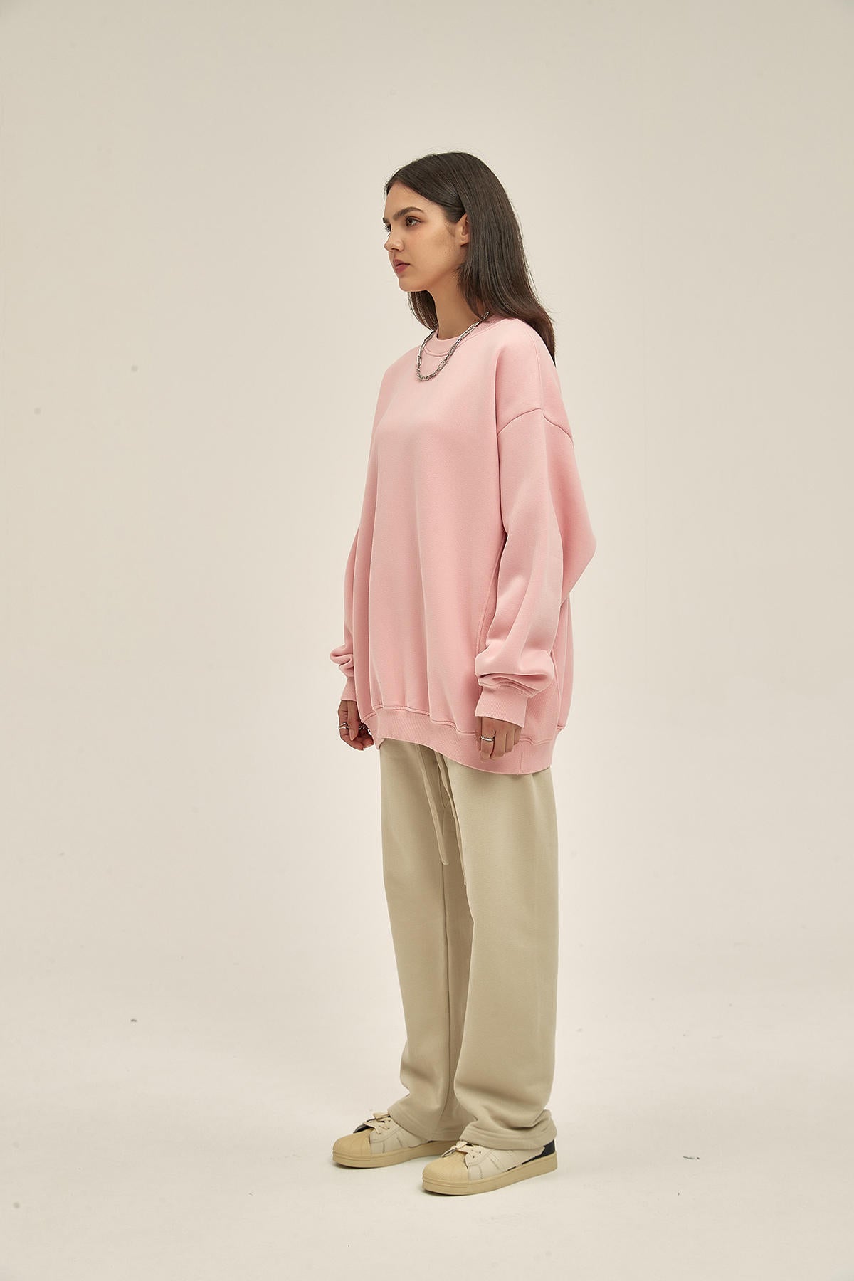 360G Loose Fleece Women Sweatshirt