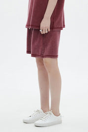 400G Cotton Vintage Women Shorts