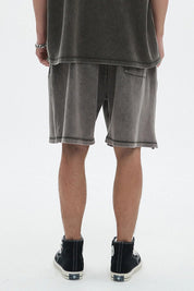 400G Cotton Vintage Men Shorts