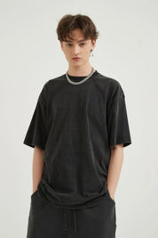 250G Loose Cotton Men T-shirt