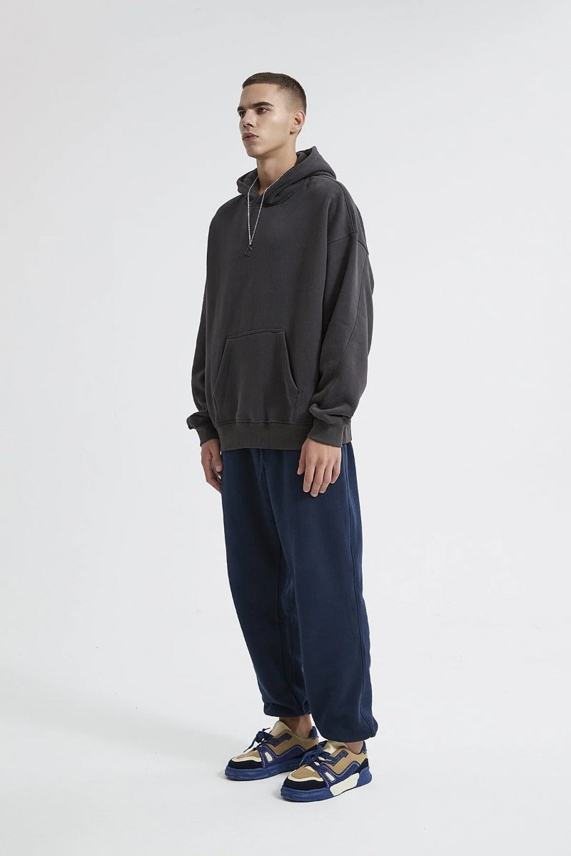 Solid Color Basic Men Hoodie