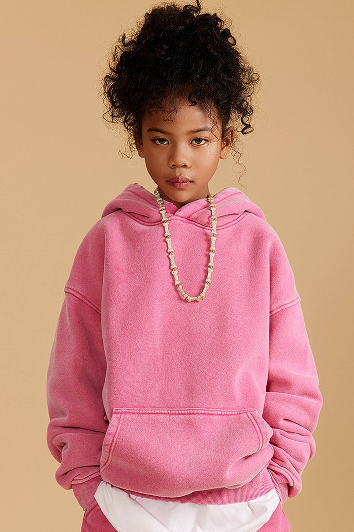 345G Fleece Washed Distressd Hoodie