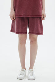 400G Cotton Vintage Women Shorts
