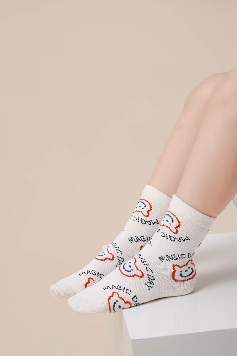 Colorful Bear Kids Socks