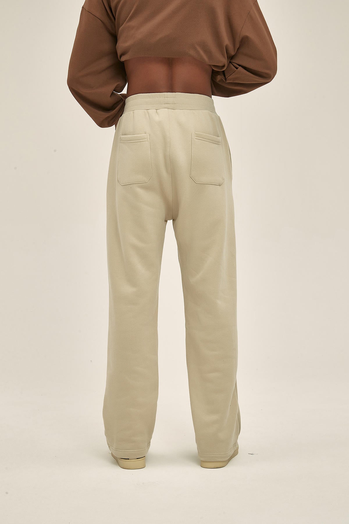 365G Straight Drawstring Loose Sports Men Pants