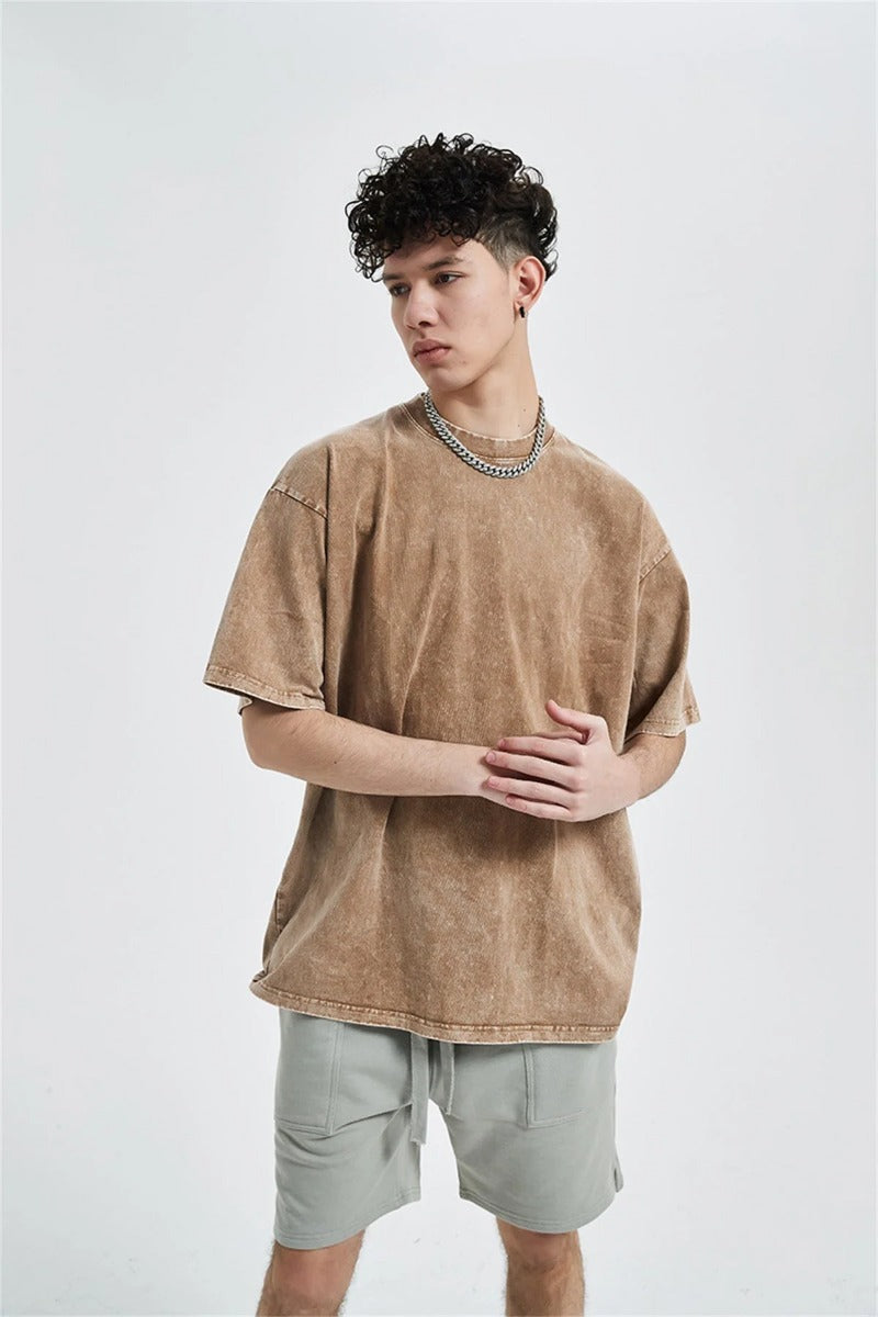 Vintage Cotton Batik Men T-shirt