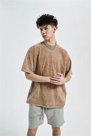 Vintage Cotton Batik Men T-shirt