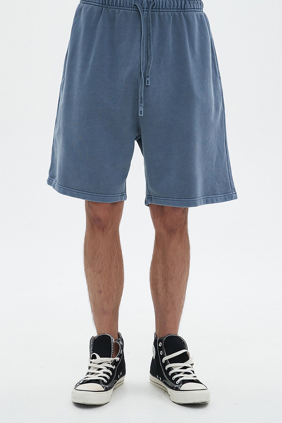 420G Loose Drawstring Track Men Shorts