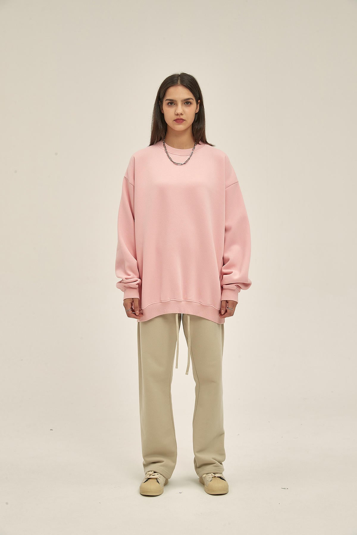 360G Loose Fleece Women Sweatshirt