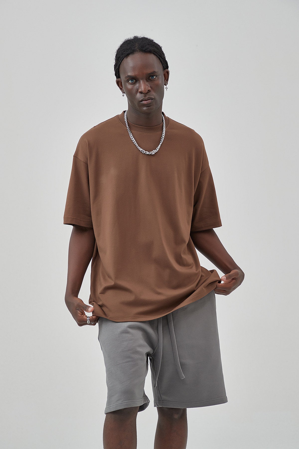 230G Vintage Cotton Men T-shirt