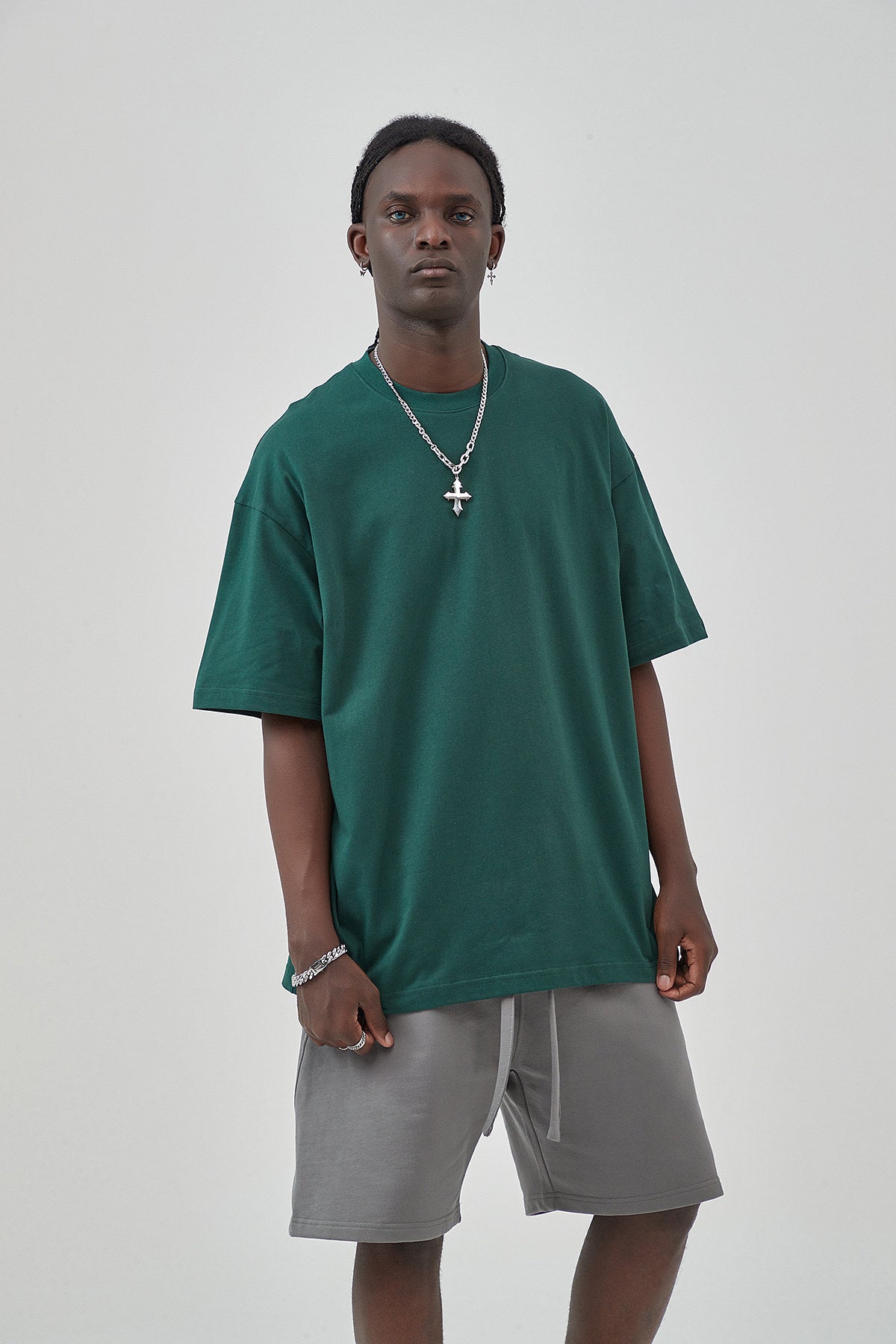 230G Vintage Cotton Men T-shirt