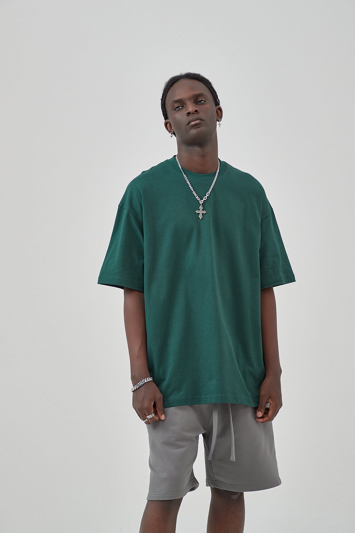 230G Vintage Cotton Men T-shirt