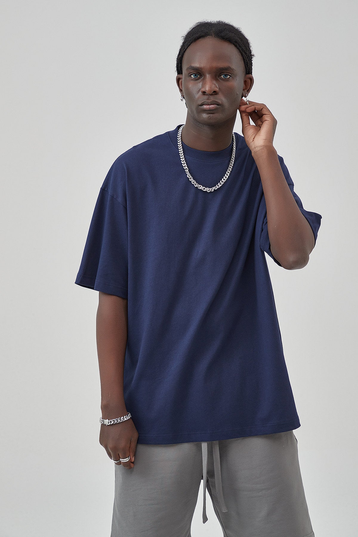 230G Vintage Cotton Men T-shirt