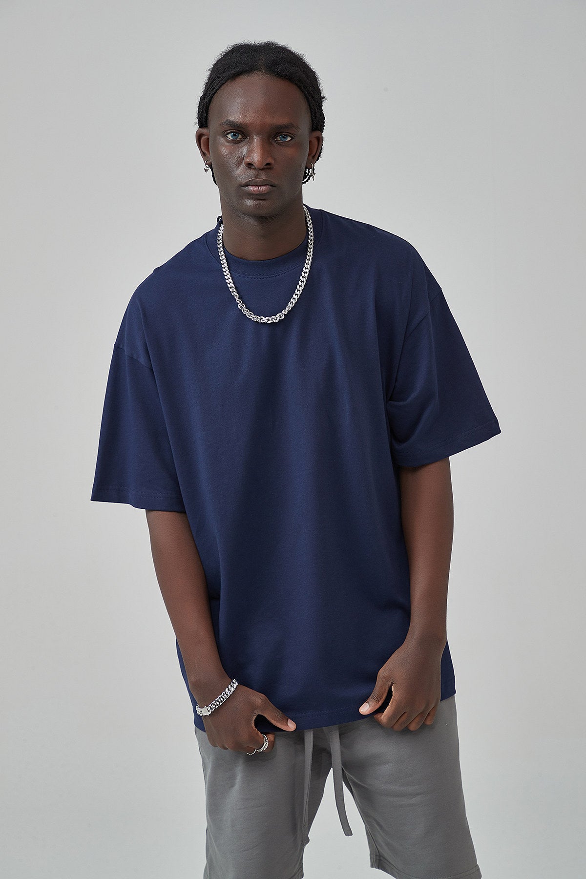 230G Vintage Cotton Men T-shirt