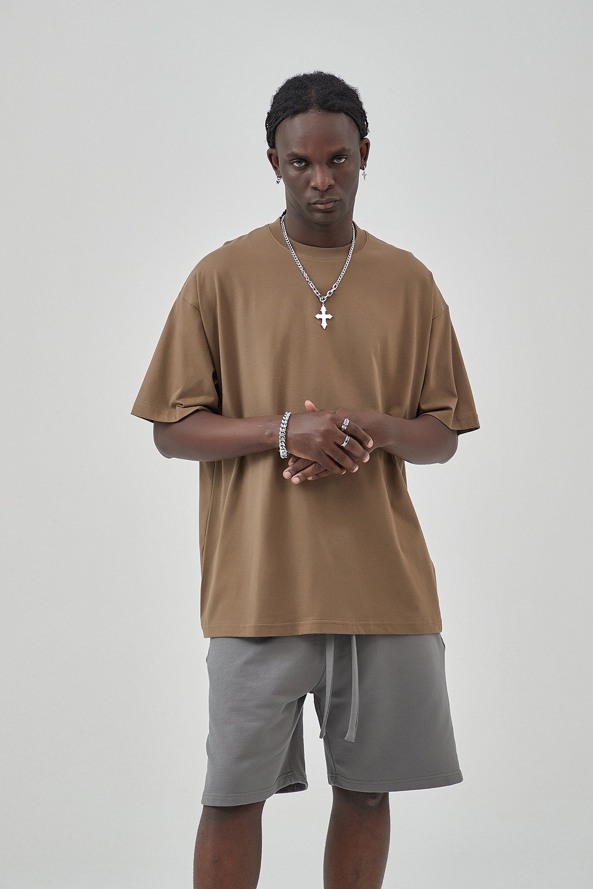 230G Vintage Cotton Men T-shirt
