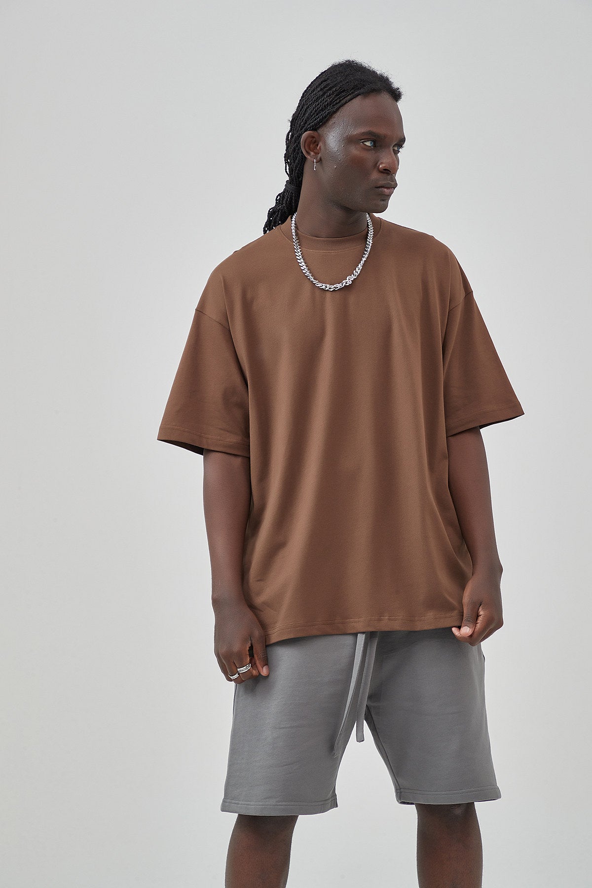 230G Vintage Cotton Men T-shirt