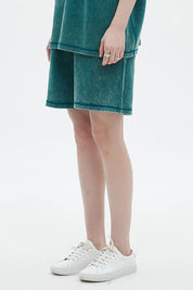 400G Cotton Vintage Women Shorts