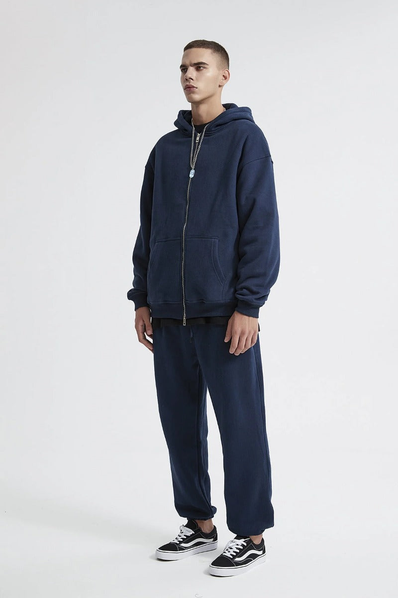360g Zipper Men Hoodie