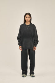 360G Dyed Distressed Women Sweatshirt