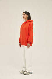 350G Loose Fleece Women Hoodie