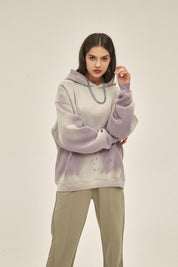 360G Dyed Washed Women Hoodie